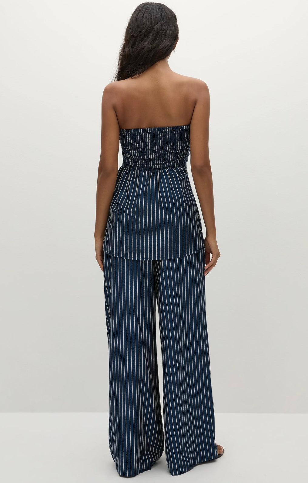 Britta Top Chevron Stripe Vintage Navy
