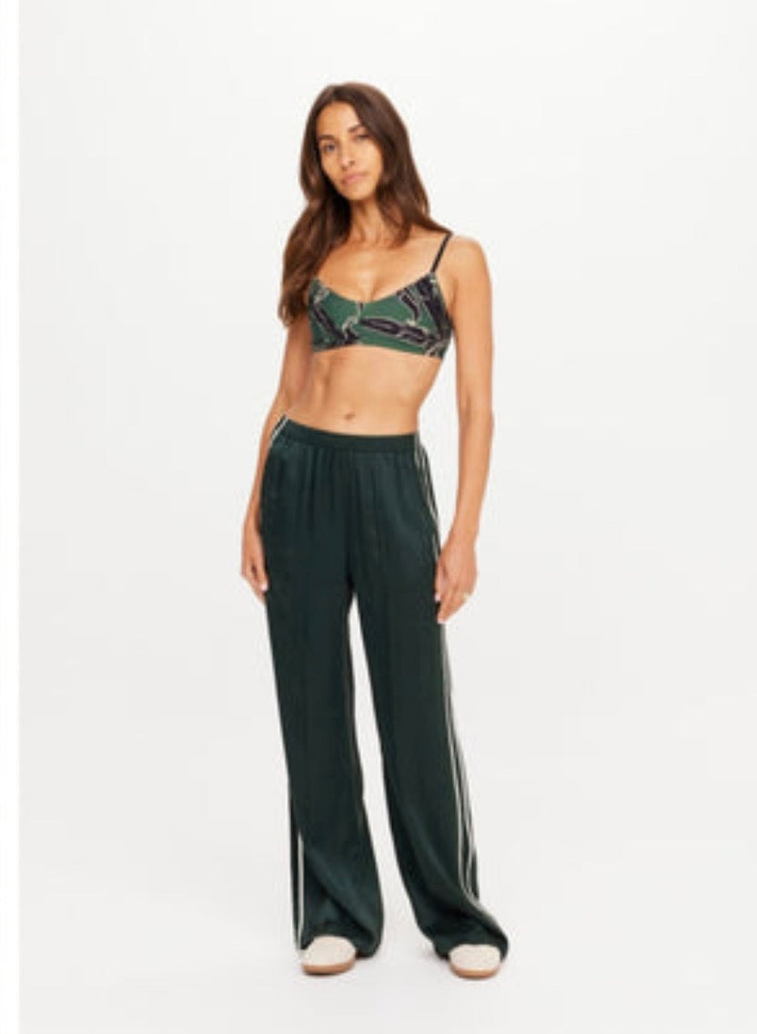 Marine Silk Wide Leg Pant