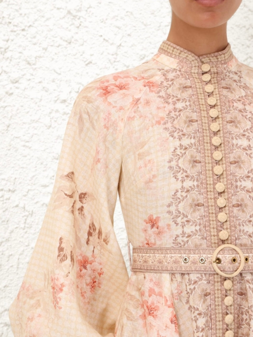 ILLUMINATE BUTTONED MINI DRESS