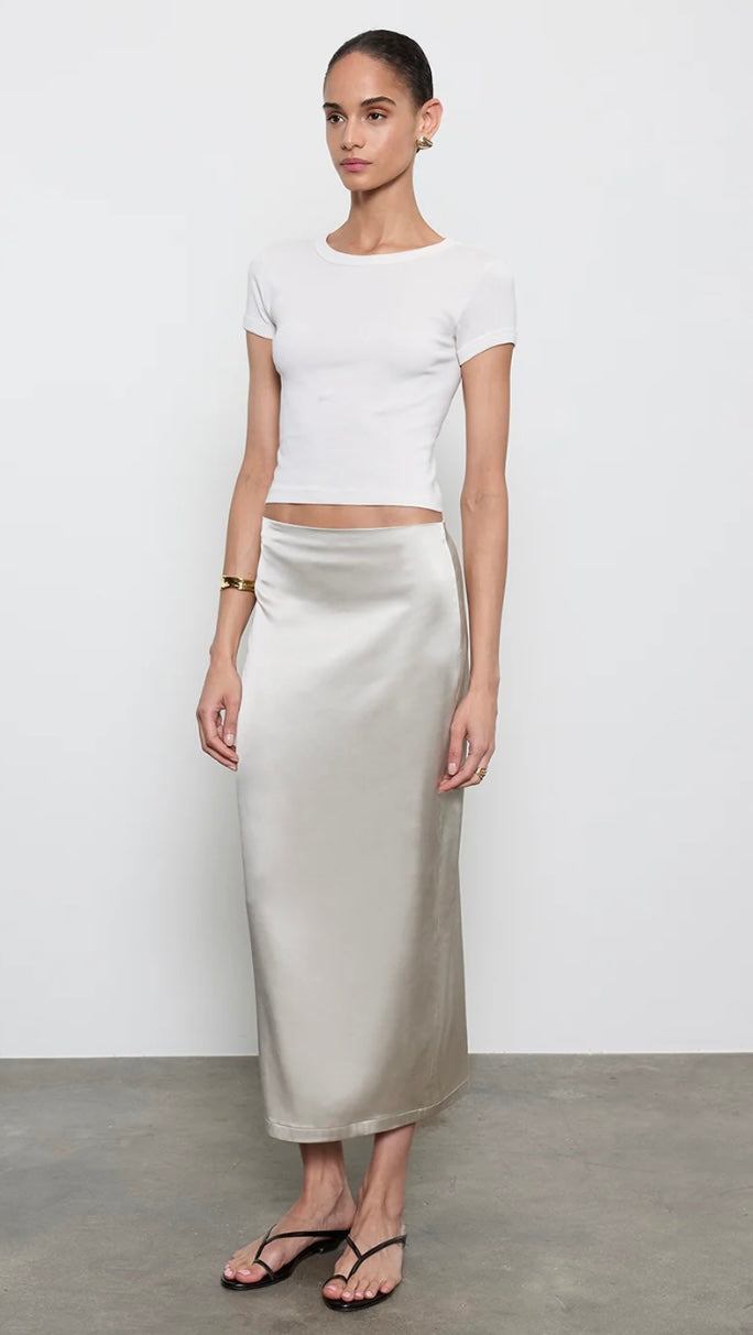 LUSTRE COLUMN SKIRT