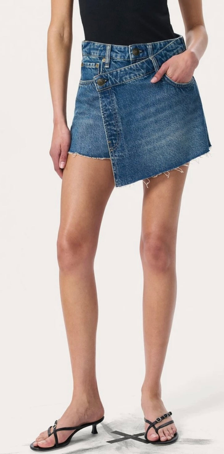 Belinda Denim Mini Skort