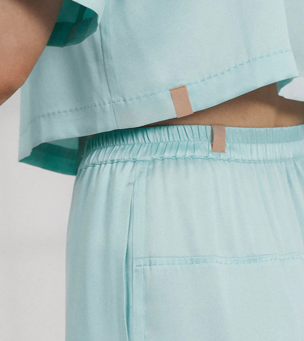 Lunya-Silk High Rise set ( blue)