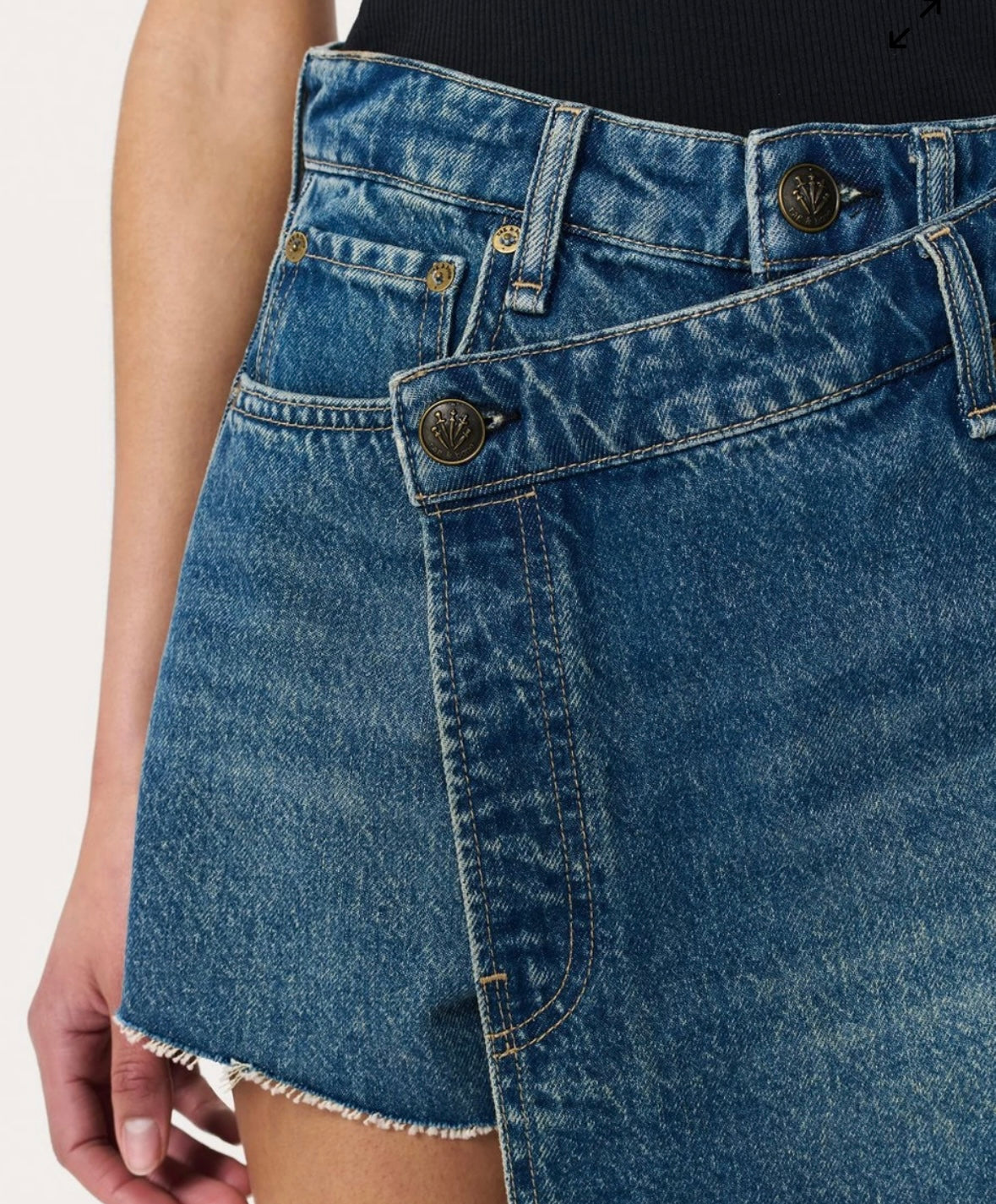 Belinda Denim Mini Skort