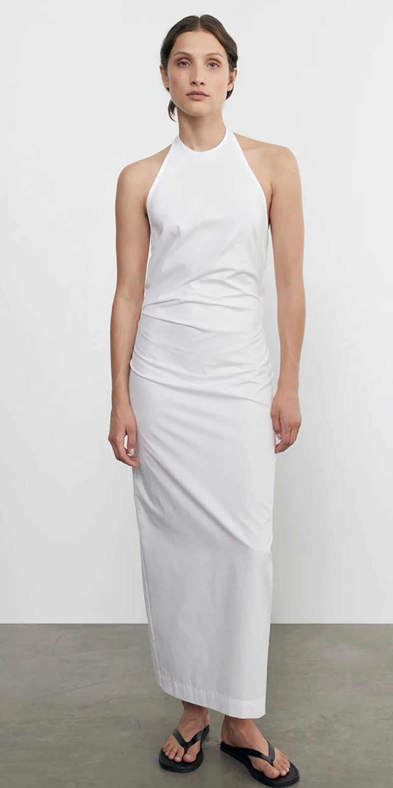 Poplin Halter Dress