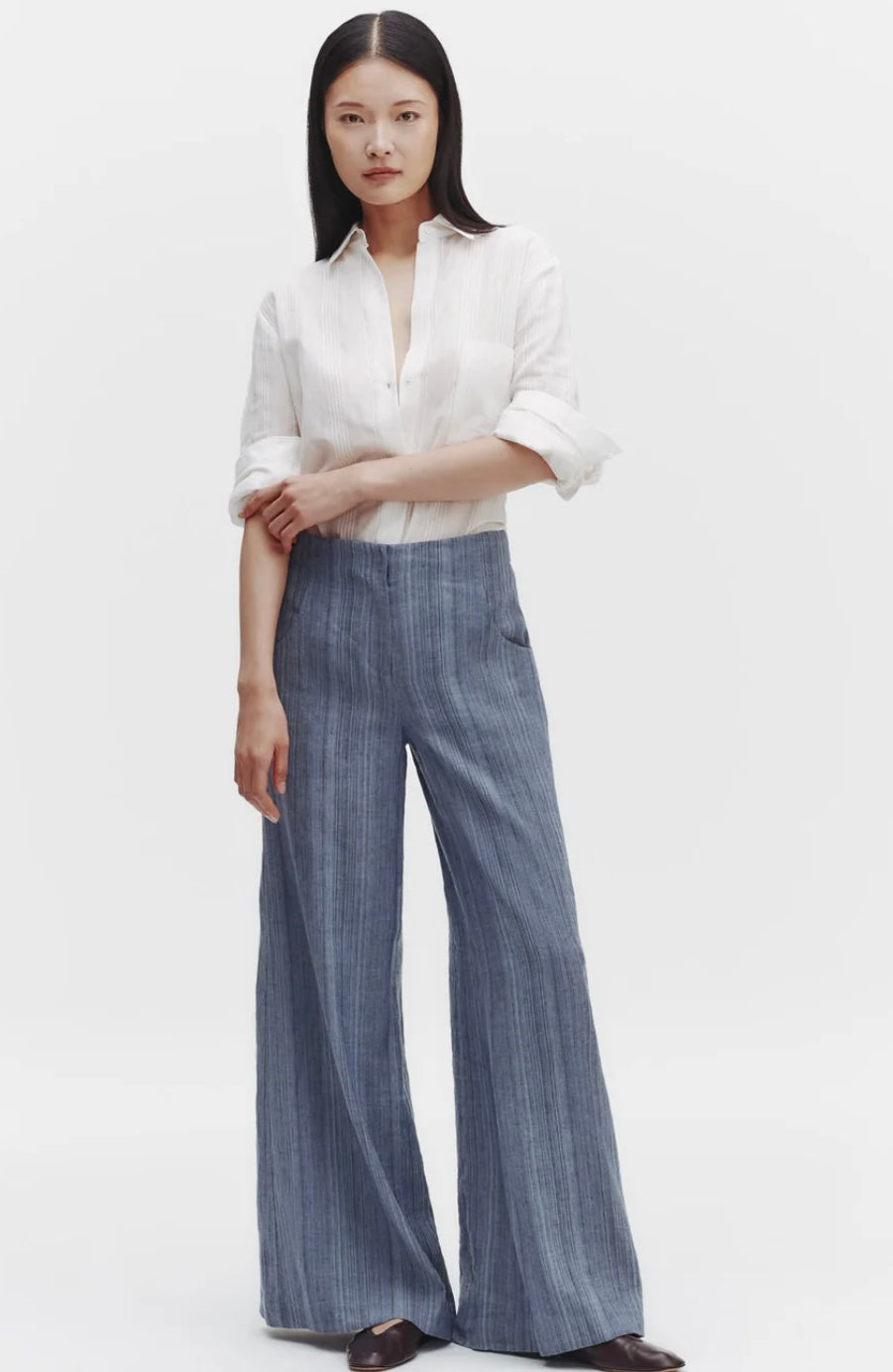 DEMIE PANT
IN LINEN GABARDINE