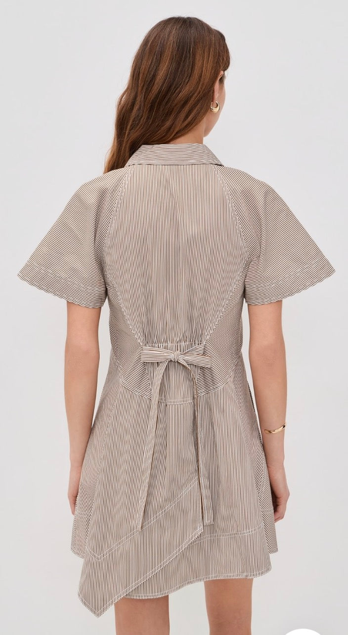 Julie dress - Pearl/Aged Bronze