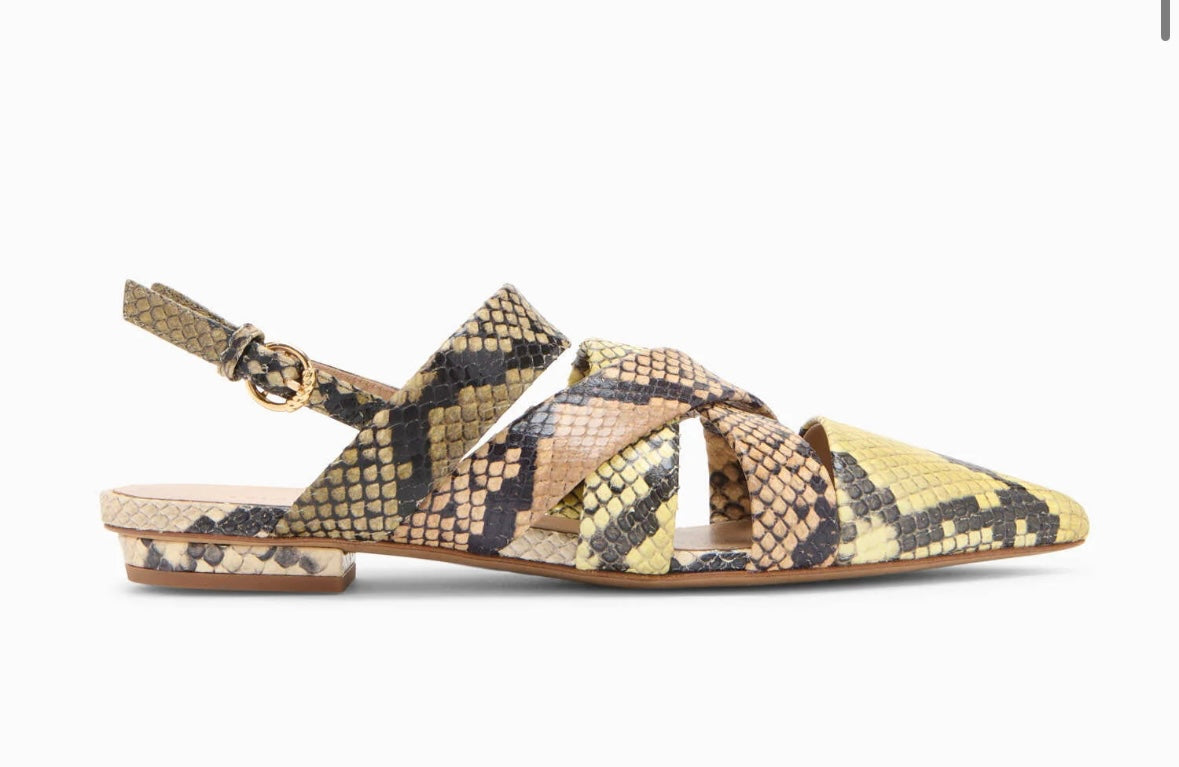 Tallulah Woven Python Flat
