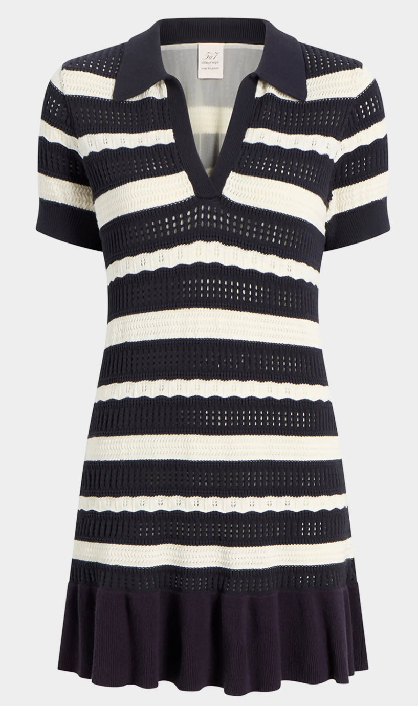 CLEMENTINE KNIT POLO DRESS