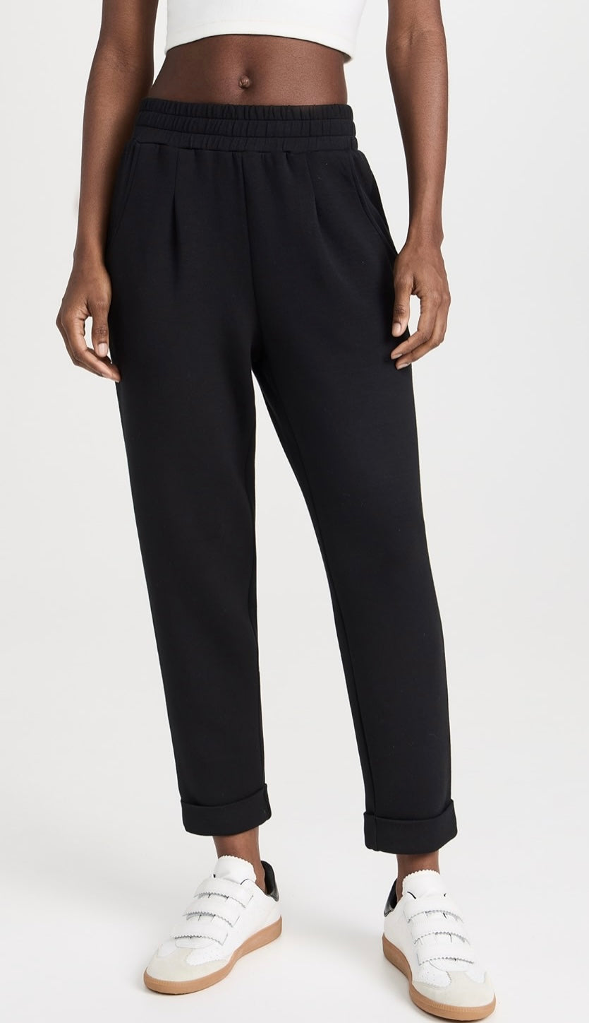 Varley-The Rolled Cuff Pant 25" (Black)
