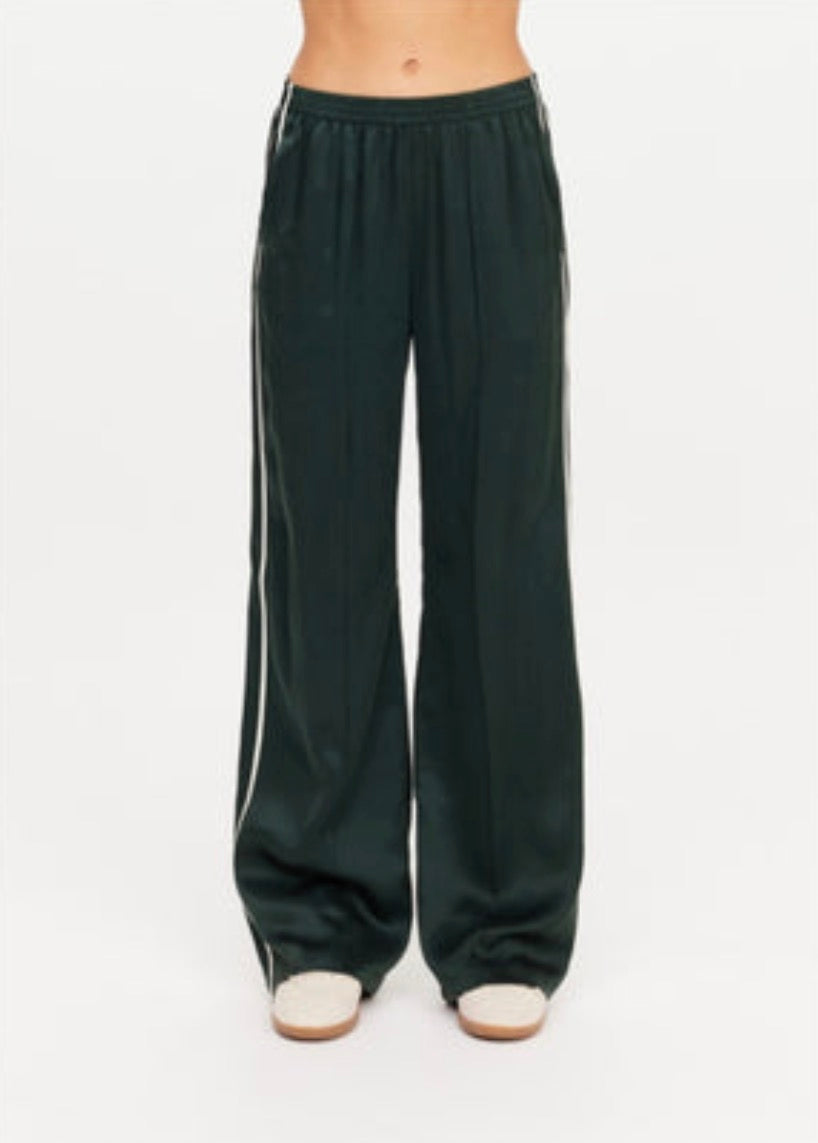 Marine Silk Wide Leg Pant