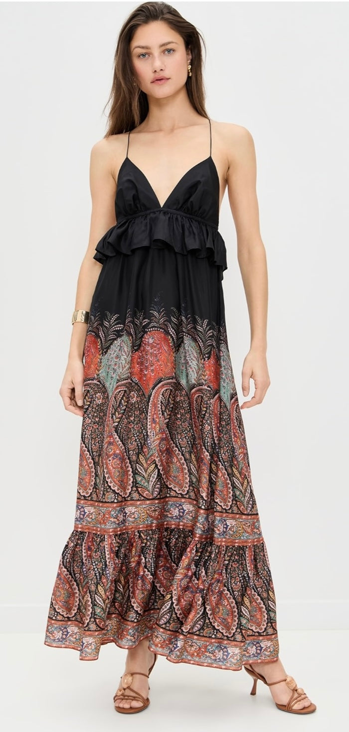 rhiannon maxi dress Rhiannon Ruffled Maxi Dress