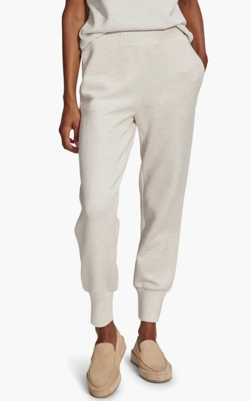 Varley-The Slim Cuff Pant 25"(Ivory Marl)