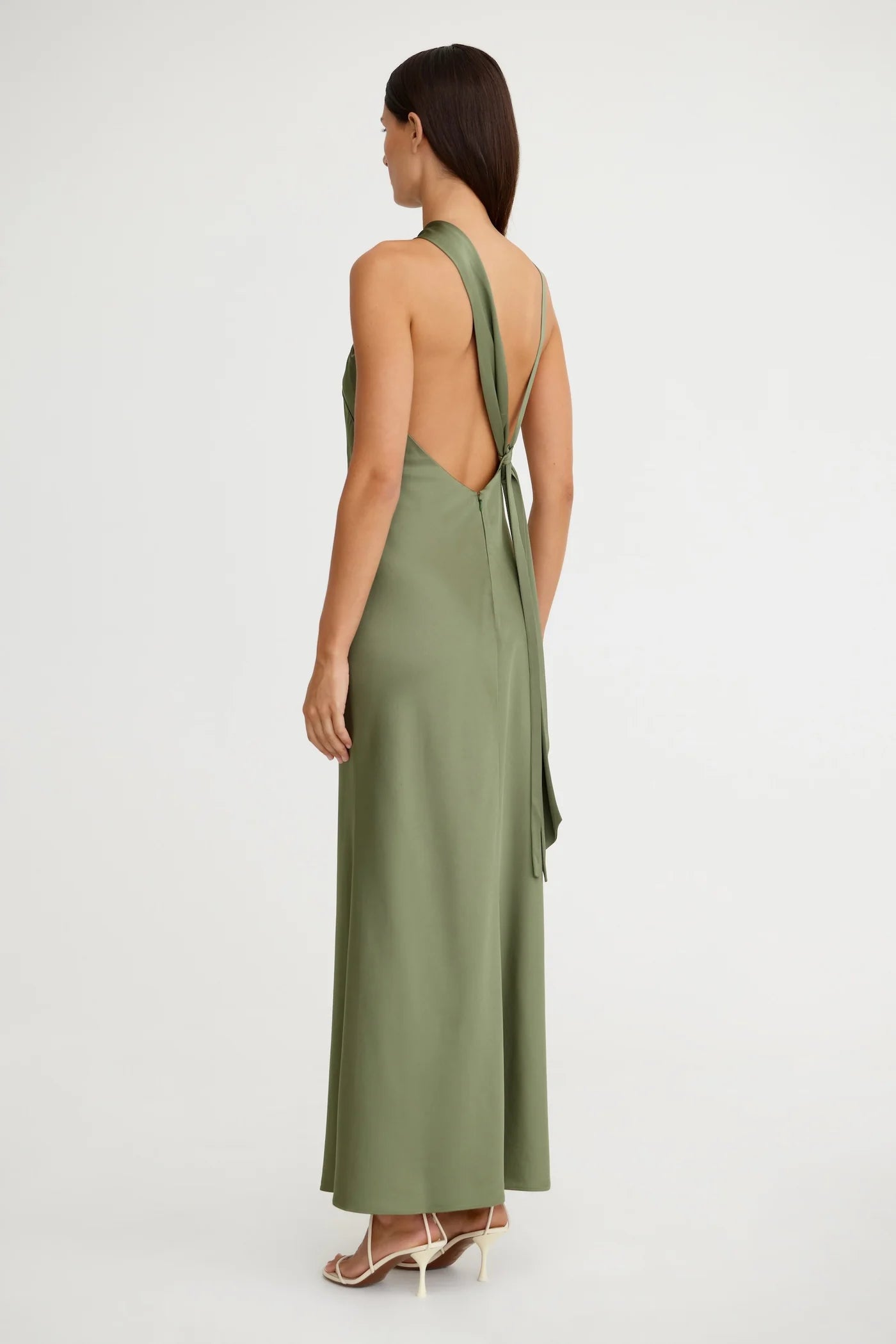 Significant Other - Lucile Draped Maxi Dress - Pesto