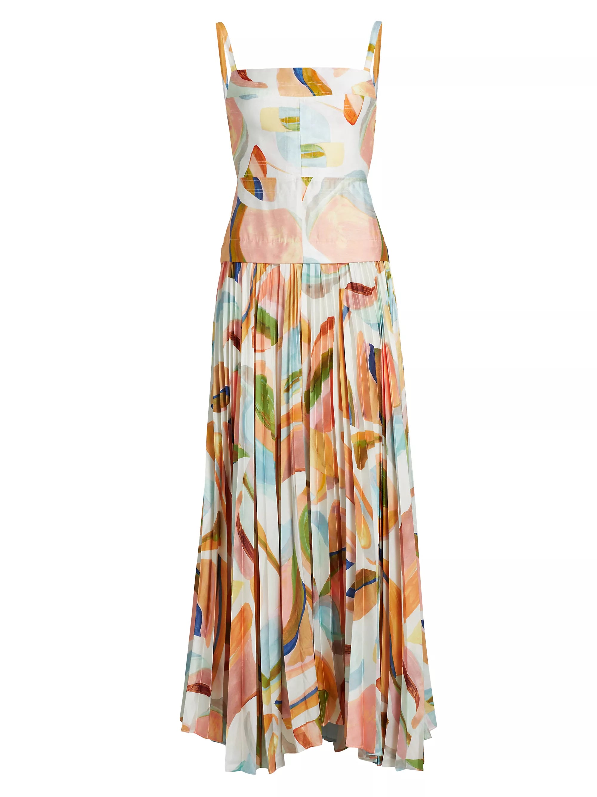 Acler - Leasgill Midi Dress - Cubist Canyon