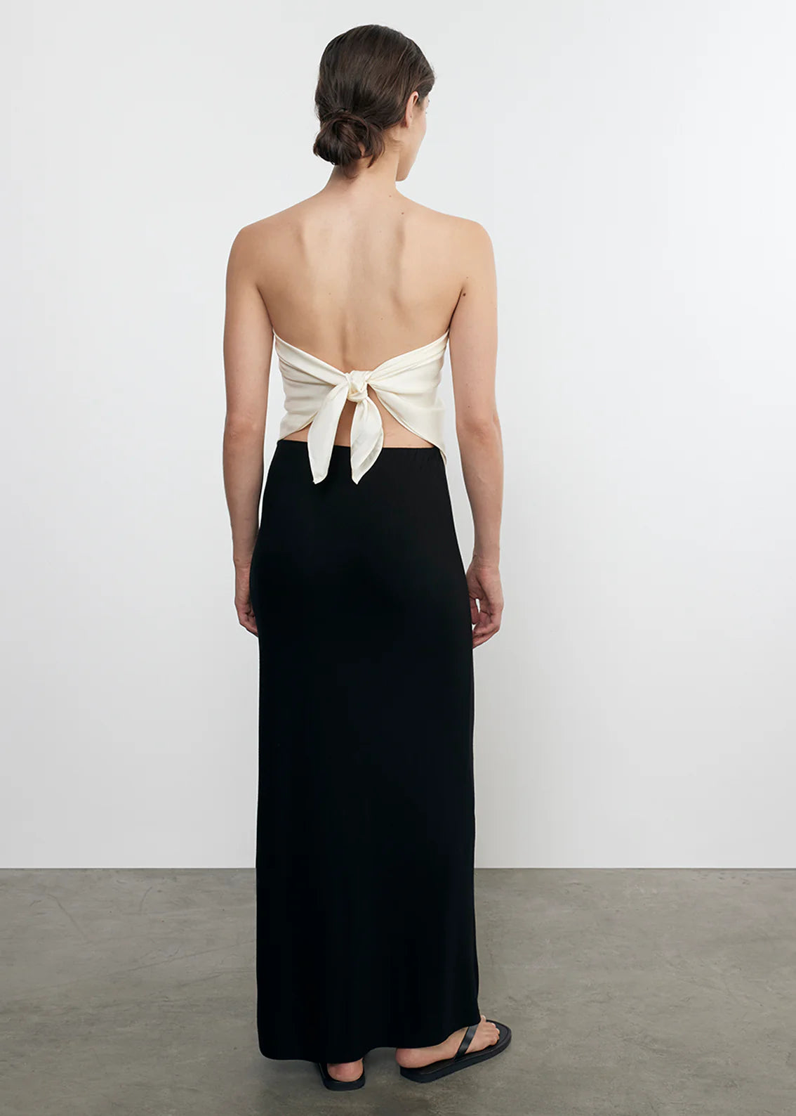 Enza Costa - Fluid Twill Scarf Top