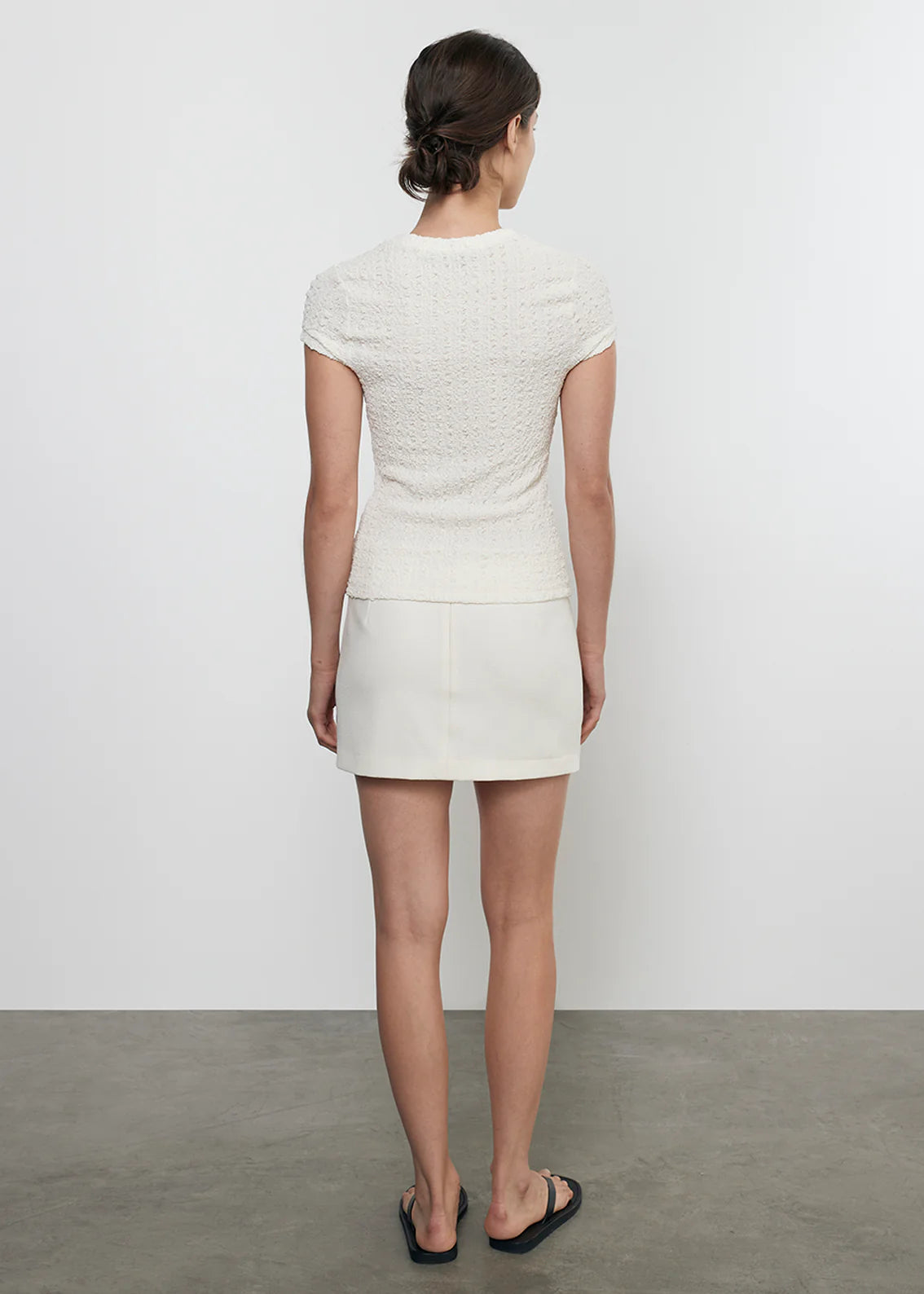 Enza Costa - Puckered Cap Sleeve