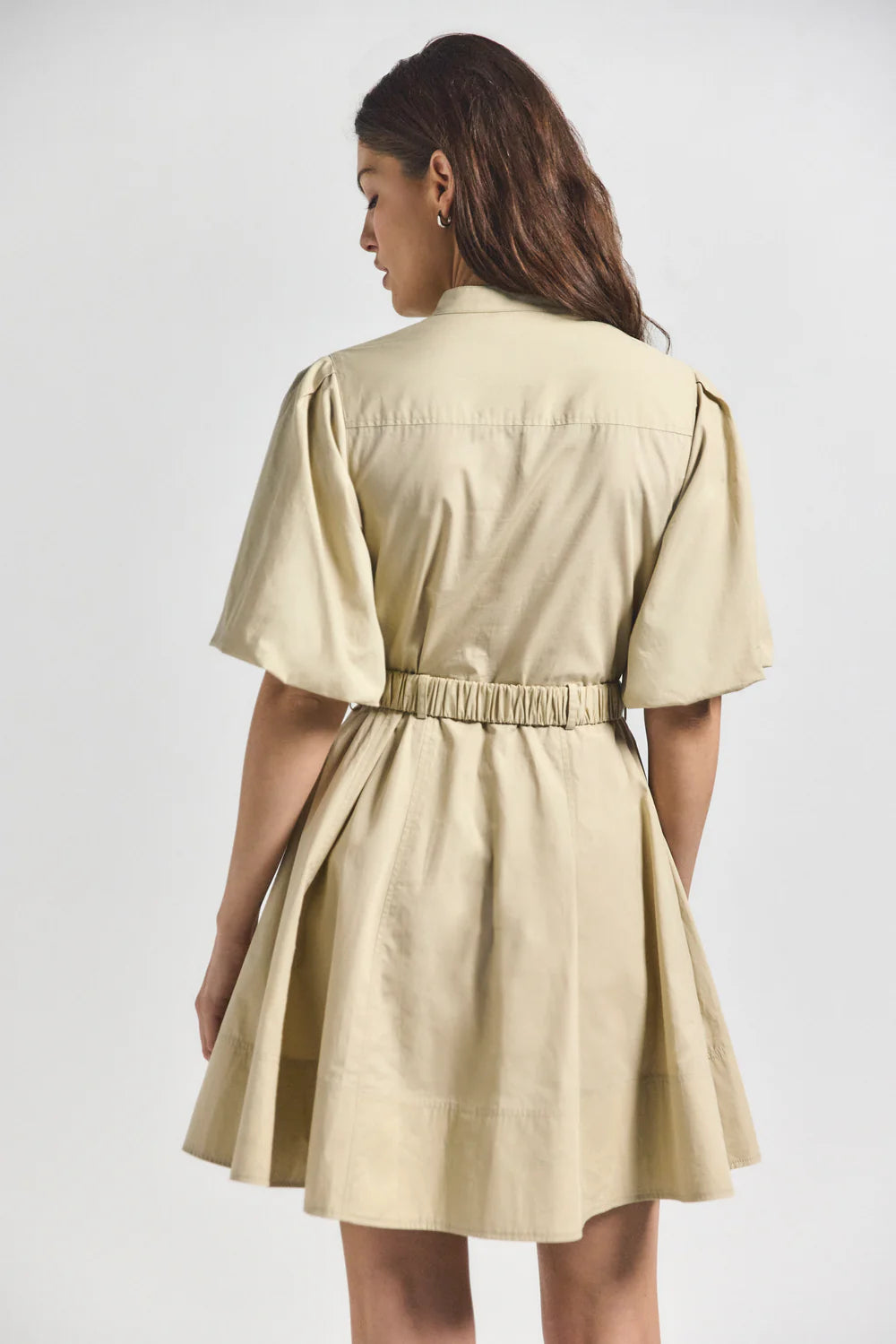 Bennett Balloon Sleeve Belted Dress