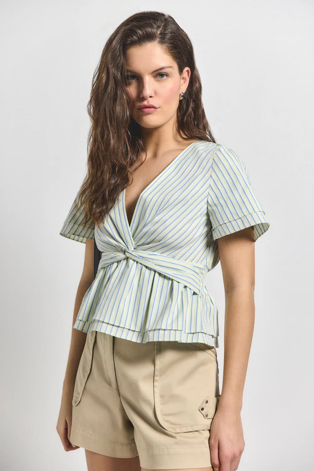 Caspien Twist Neck Top