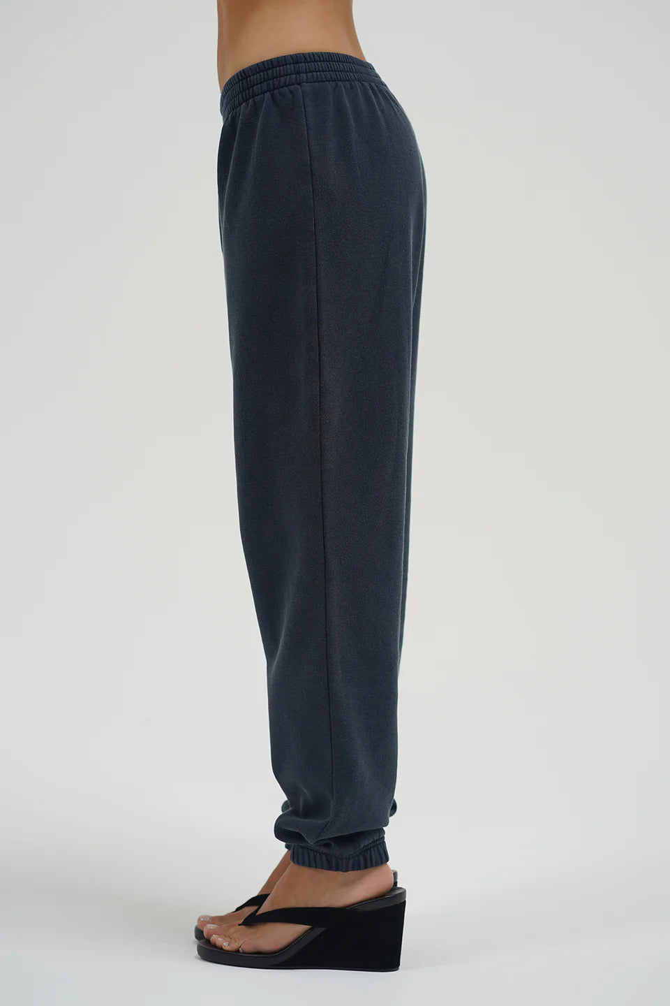 Aspyn Jogger Stone Wash Navy