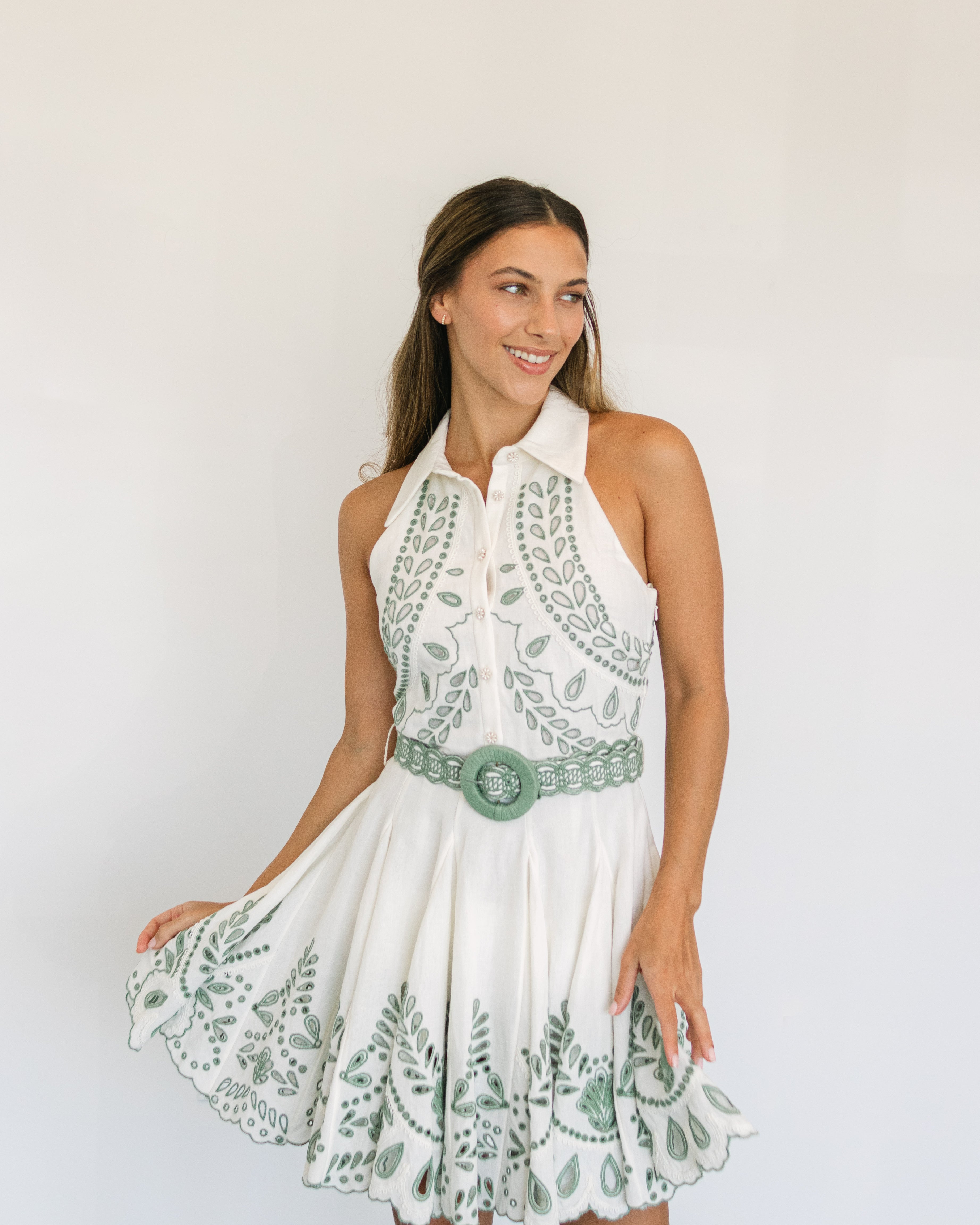 Hemant & Nandita-Alya Dress-Off White