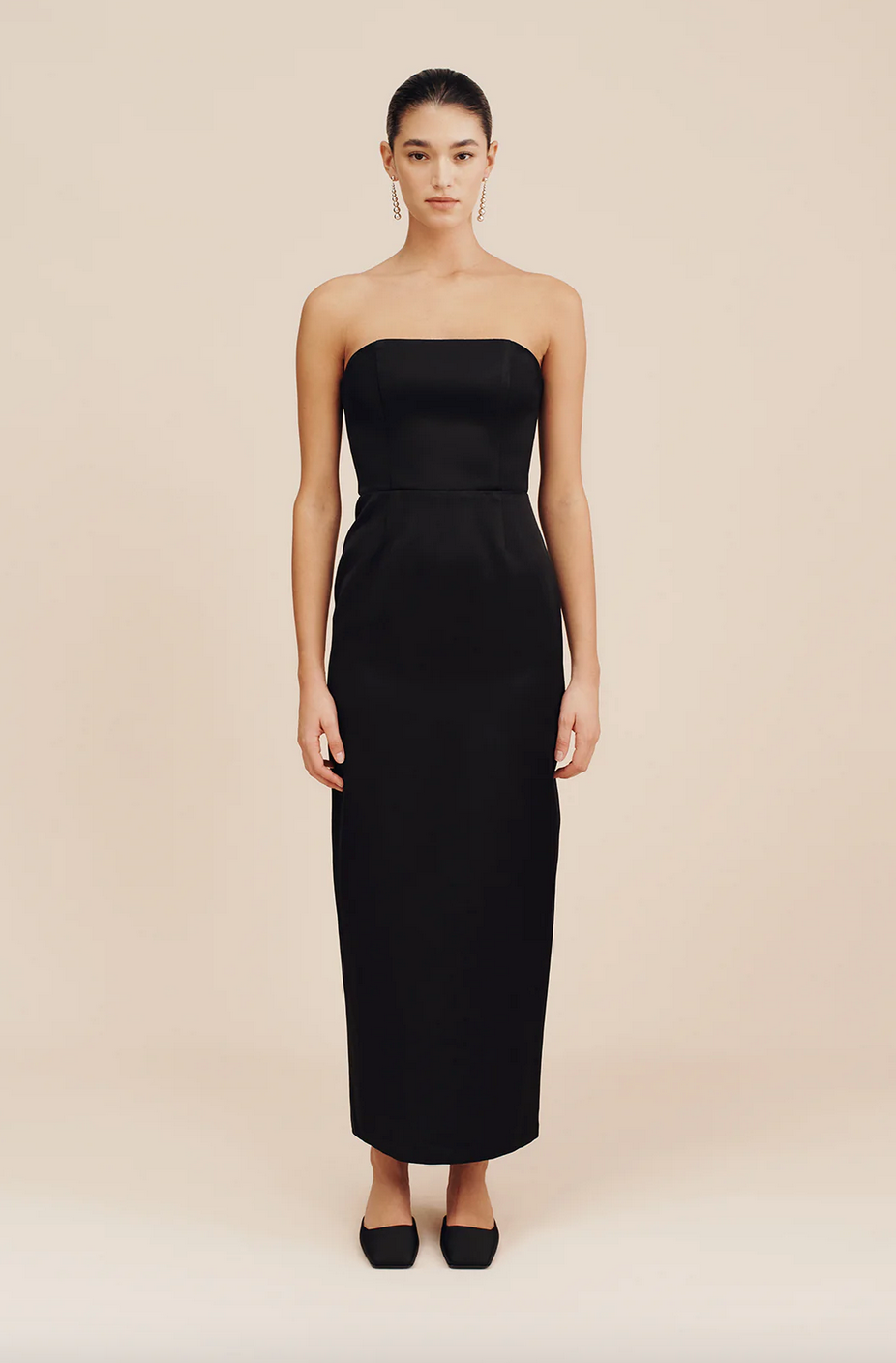 POSSE - Romeo Strapless Dress - Black POSSE - Romeo Strapless Dress - Black