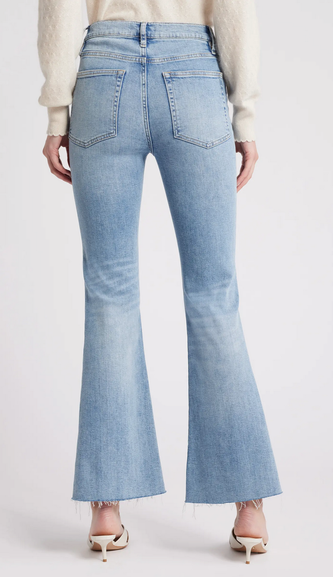 FRAME-LE EASY FLARE RAW FRAY