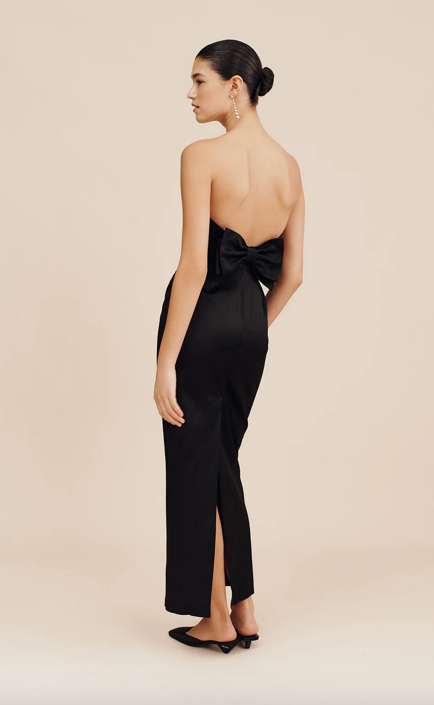 POSSE - Romeo Strapless Dress - Black