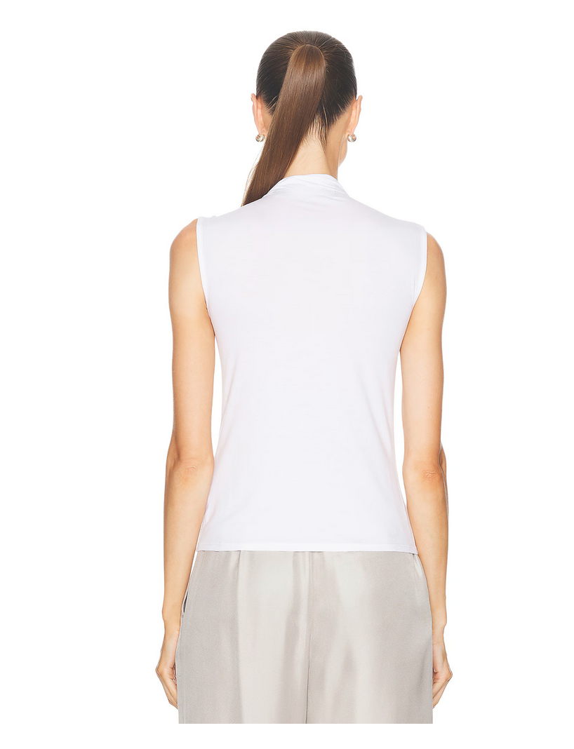 Enza Costa-Sleevelss Twist Top (White)