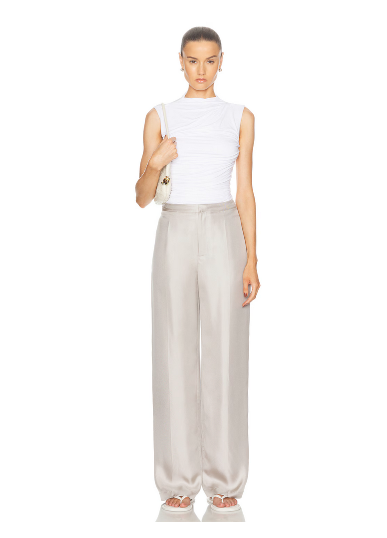 Enza Costa-Sleevelss Twist Top (White)