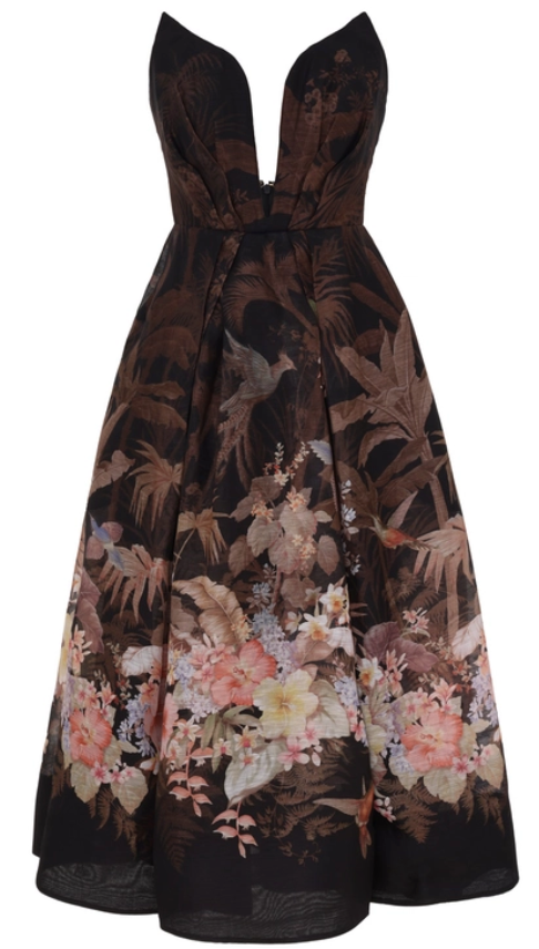 Illuminate Draped Midi Dress