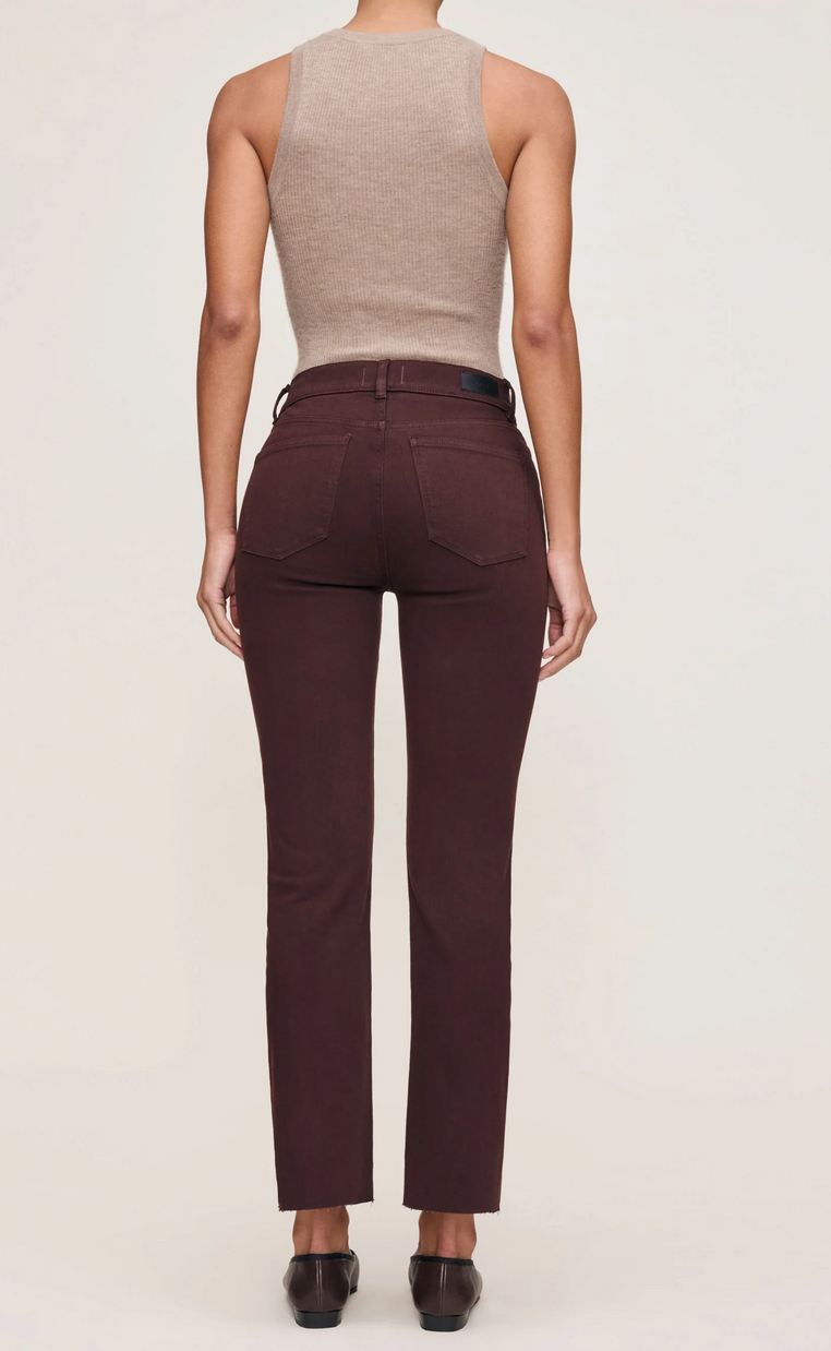 Mara Straight Mid Rise Ankle Jeans (FIG)