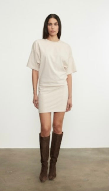 S/S Supima Curve Mini Dress