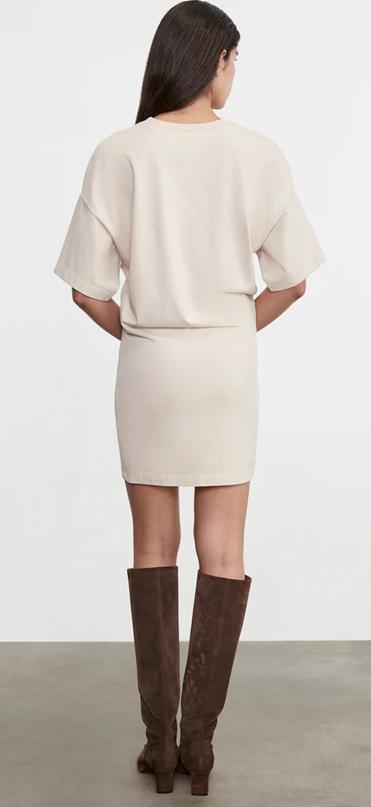 S/S Supima Curve Mini Dress