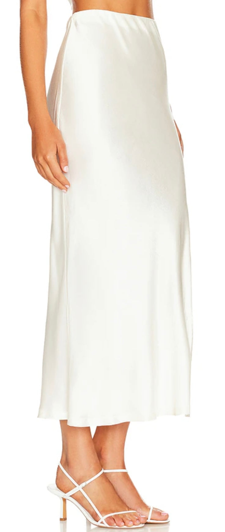 Satin Bias Cut Skirt