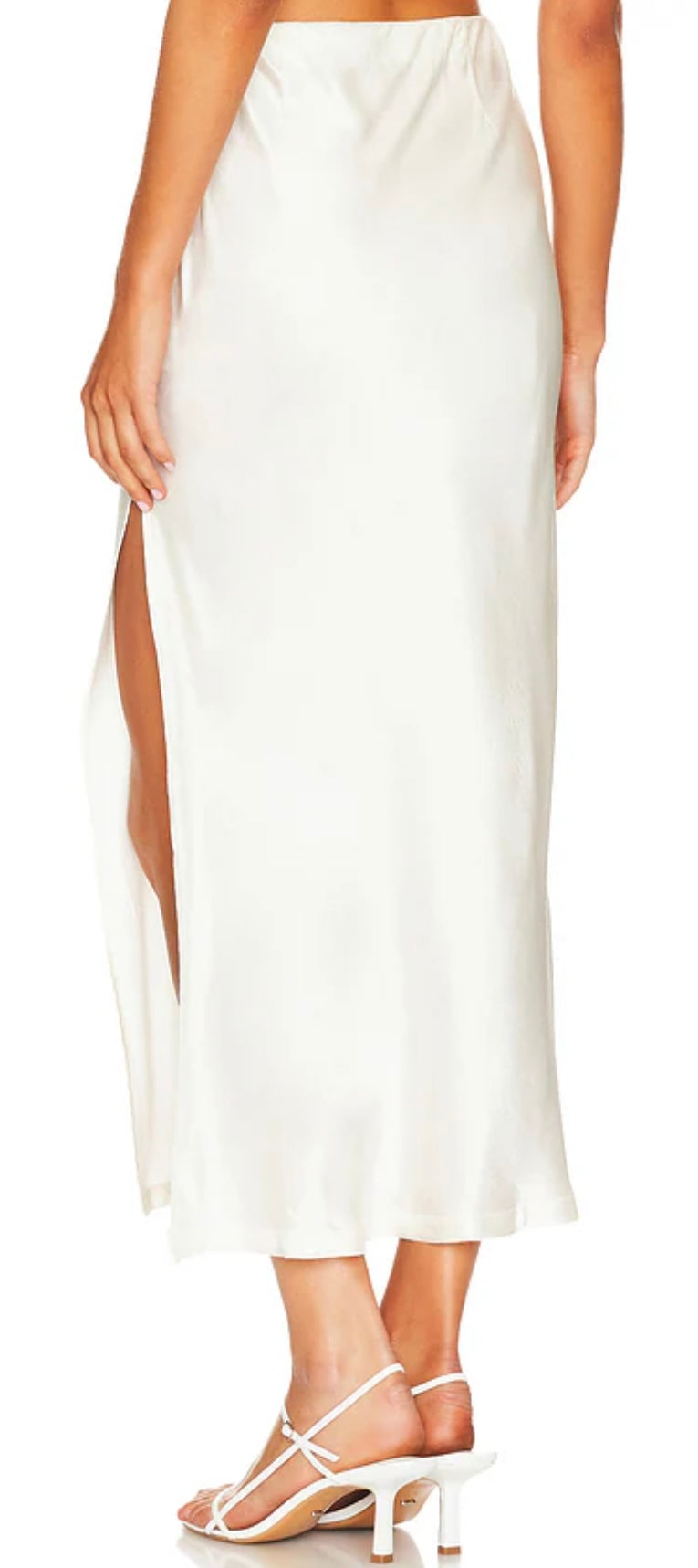 Satin Bias Cut Skirt