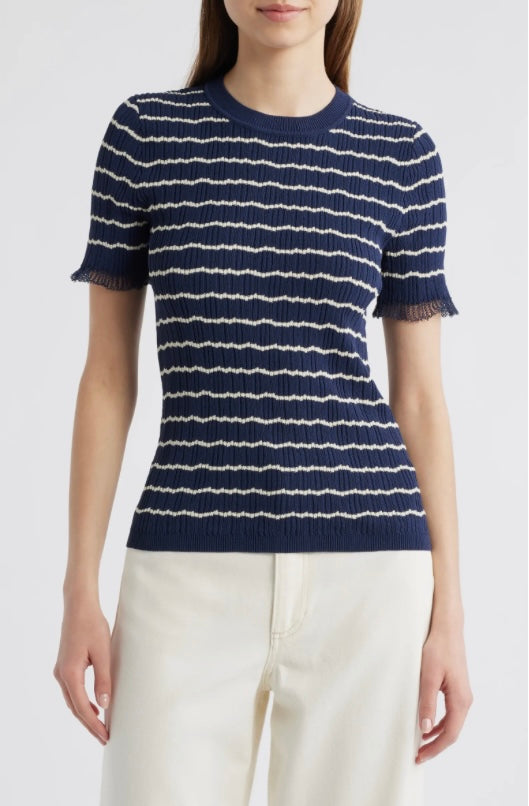 Chiara Stripe S/S Crew
