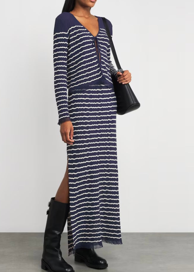 Chiara Stripe Maxi Skirt