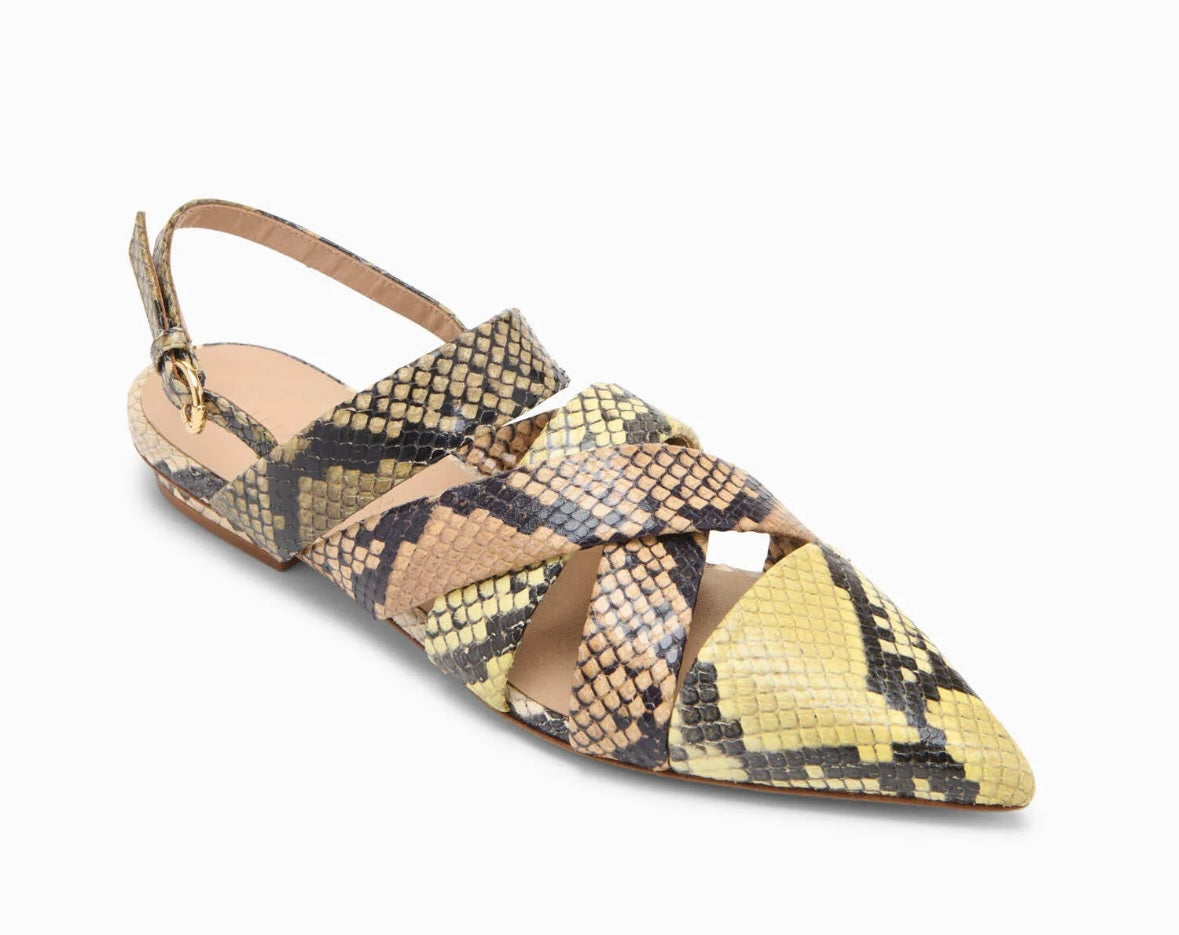 Tallulah Woven Python Flat