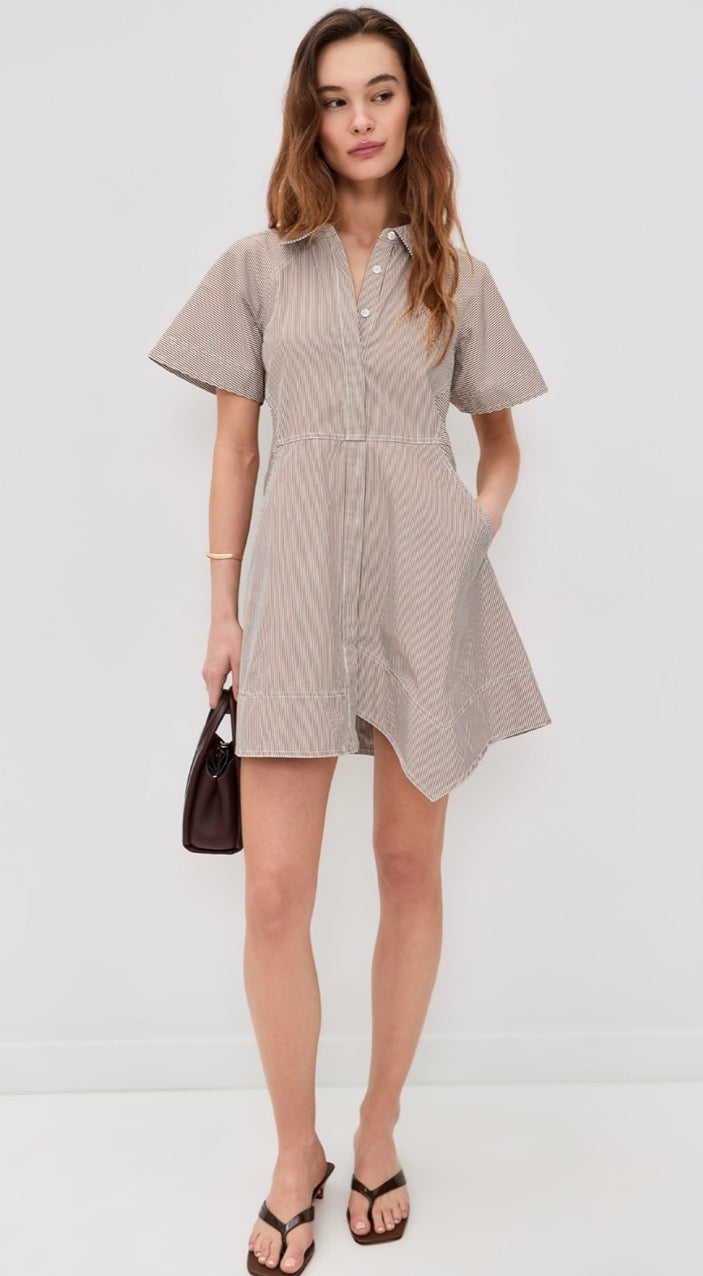 Julie dress - Pearl/Aged Bronze