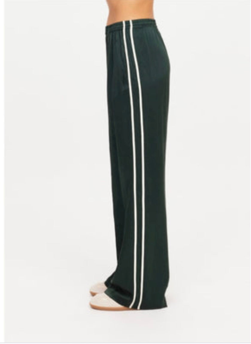 Marine Silk Wide Leg Pant