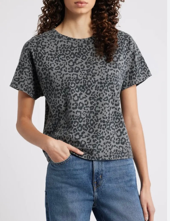 Leopard Kelly Boxy Tee
