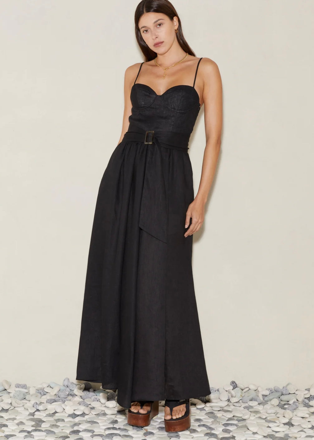 BOTEH - Alfresco Bodice Maxi Dress - Black