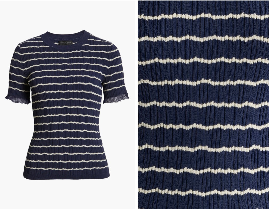 Chiara Stripe S/S Crew