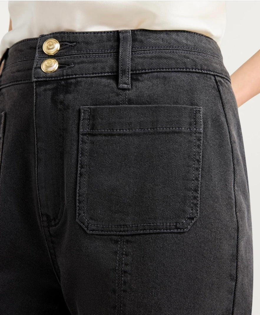 Cinq a Sept Dahlia Denim Charcoal