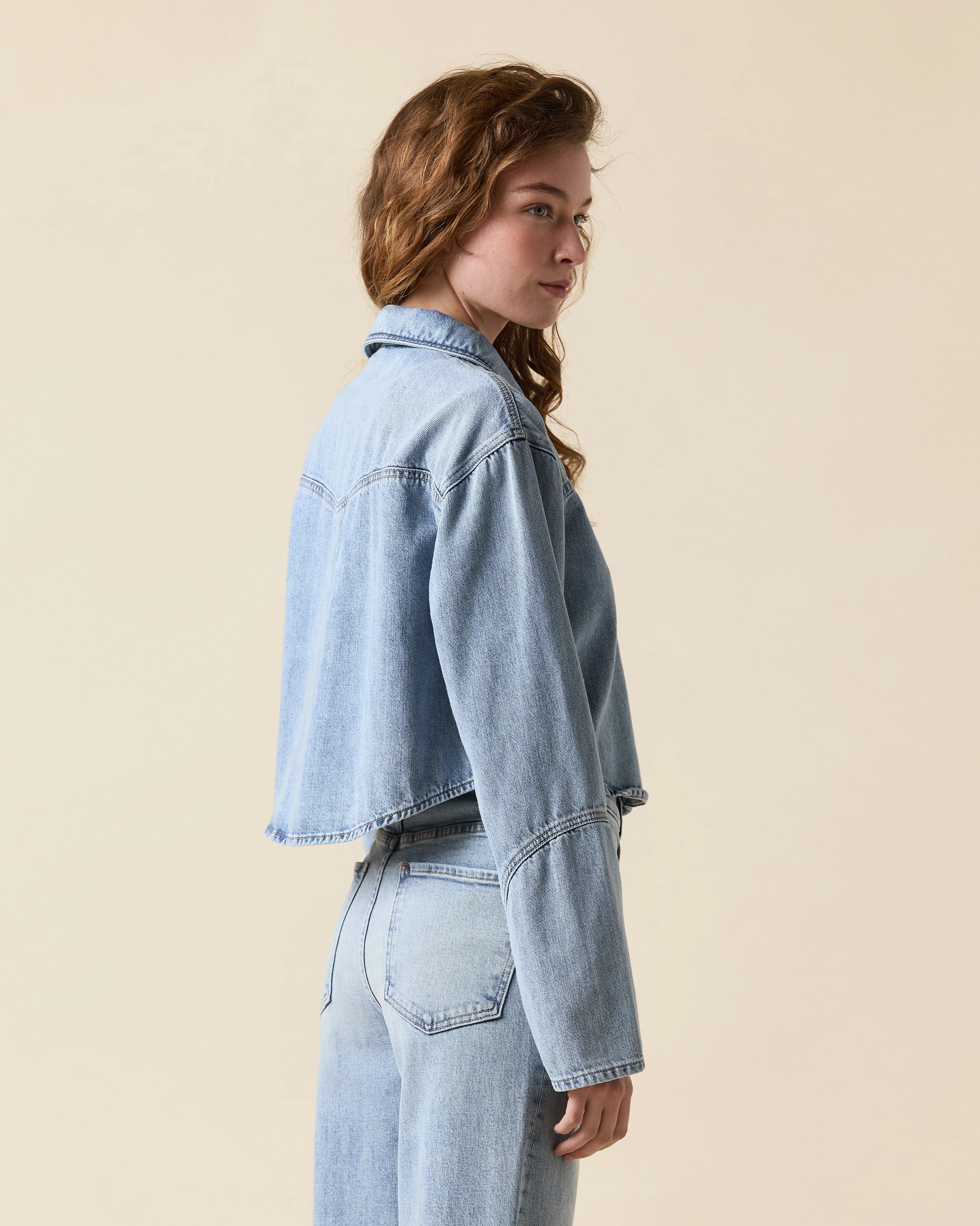 Swing Shirt Jacket - Blue Heaven