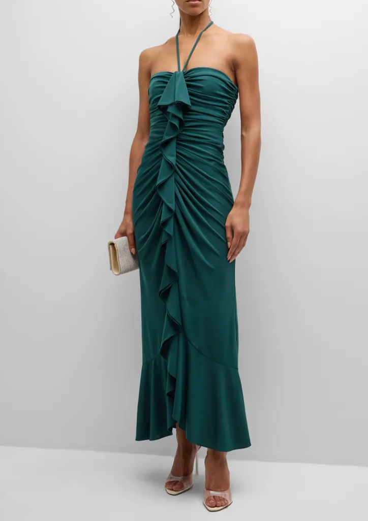 Cinq a Sept-Eilis Dress-Green Onyx