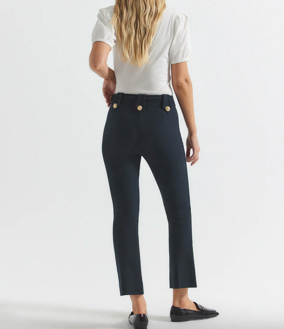 Derek Lam-Robertson Crop Flare Trouser (Midnight)