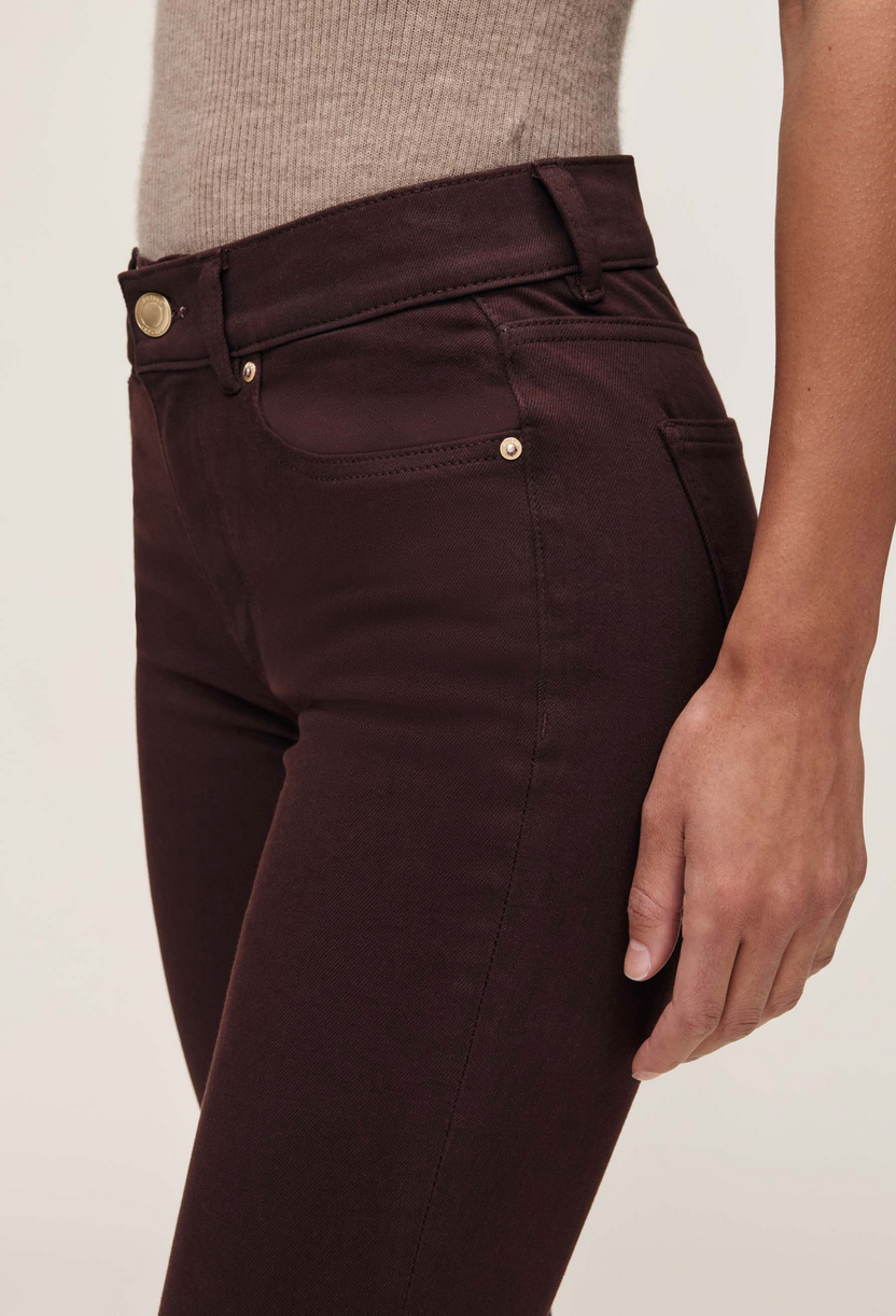 Mara Straight Mid Rise Ankle Jeans (FIG)