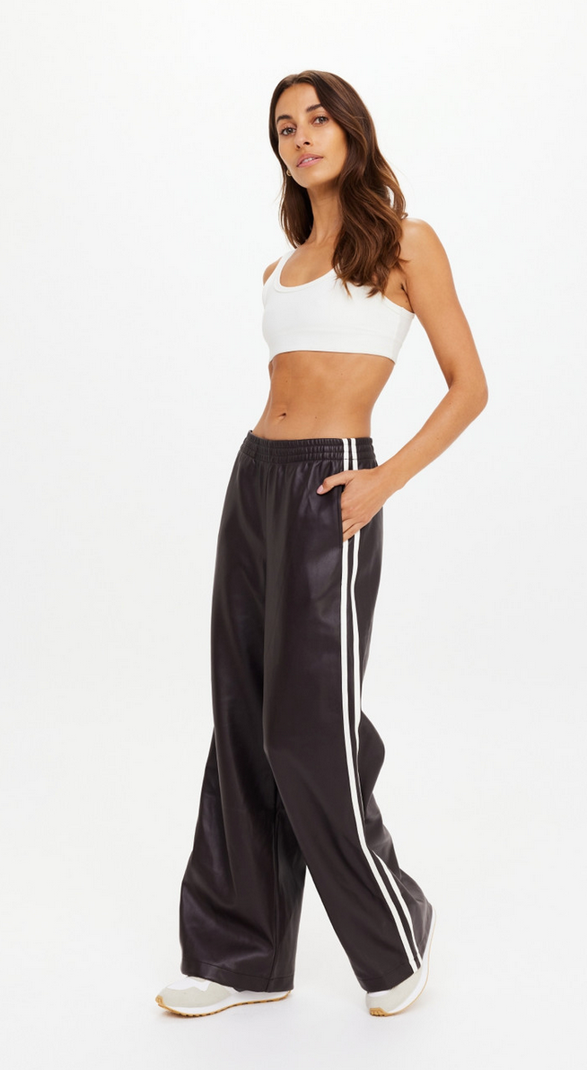 Vegan leather twilight pant